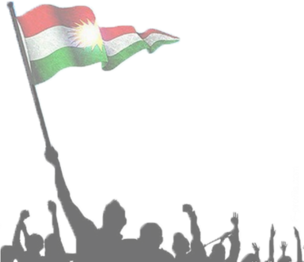 Kurdistan Flag - Thank You For 50k Likes (620x620), Png Download