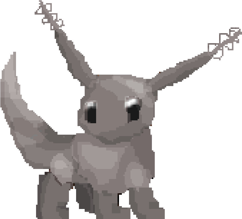 Growlithe Sprite (1400x1050), Png Download