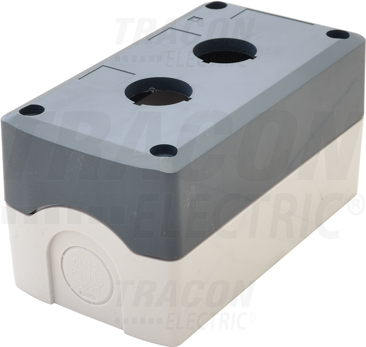 Closure For Pushbuttons, Grey, 2 Way, D=22,5, Ip65, - Wood (800x764), Png Download