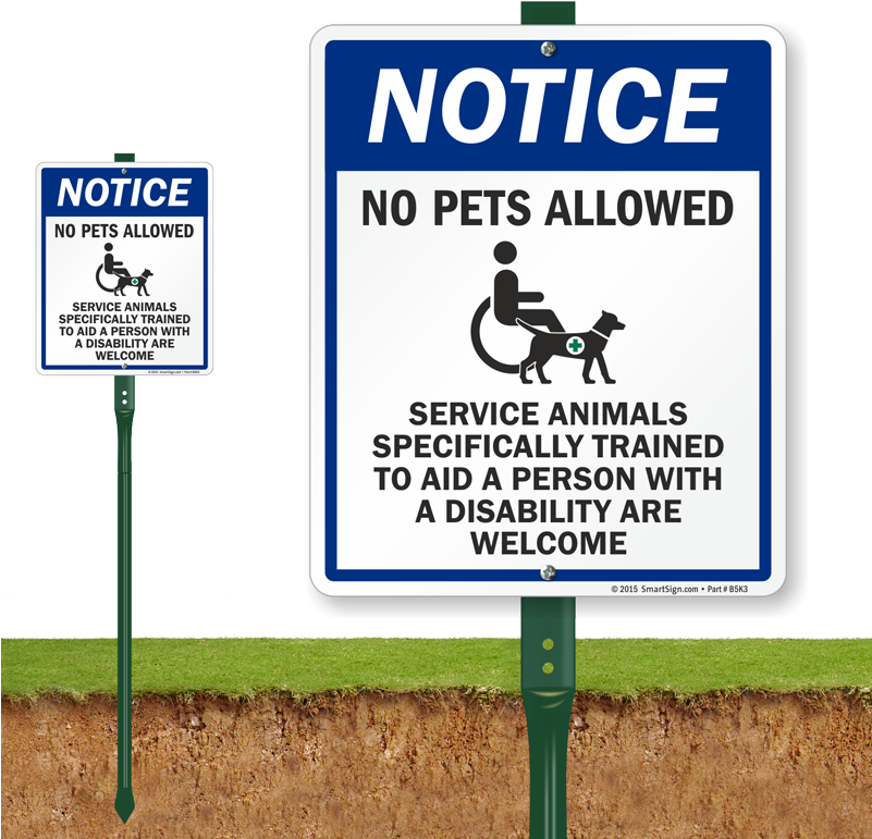 Lawnboss® Sign & Stake Kit - Please Keep Pets Off The Landscaping (800x800), Png Download