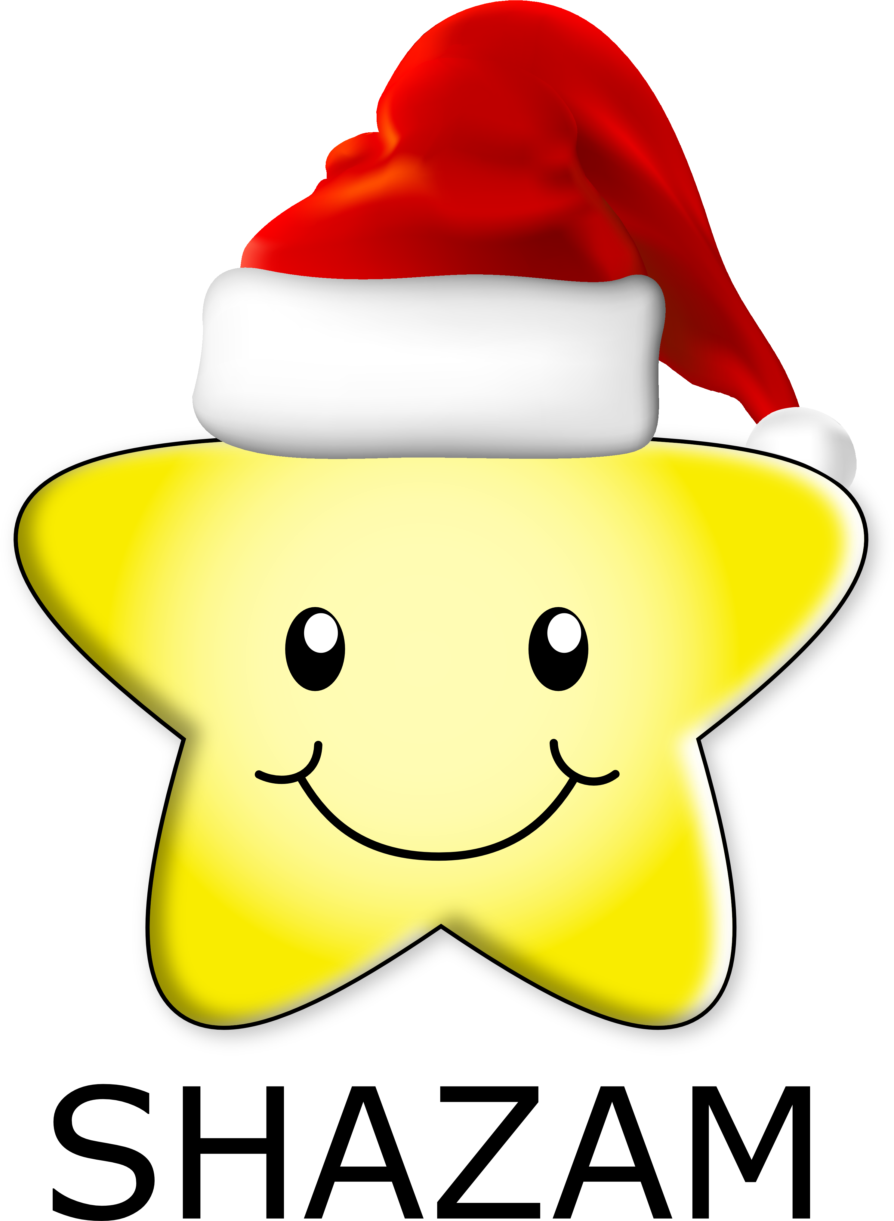 Shazam Gets Festive - Smiley (3000x4200), Png Download