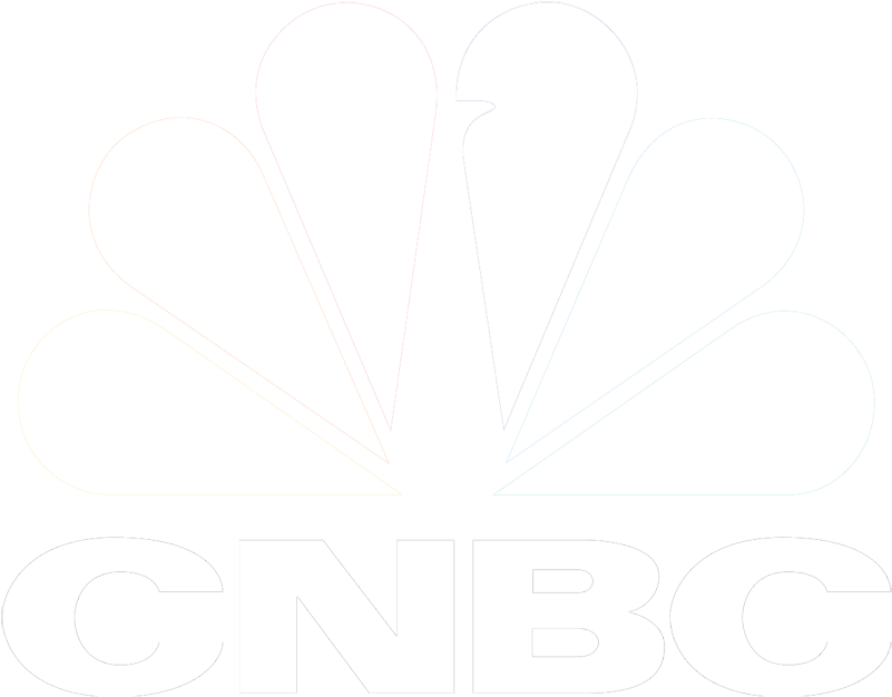Nauto - Cnbc Logo White Transparent (800x639), Png Download