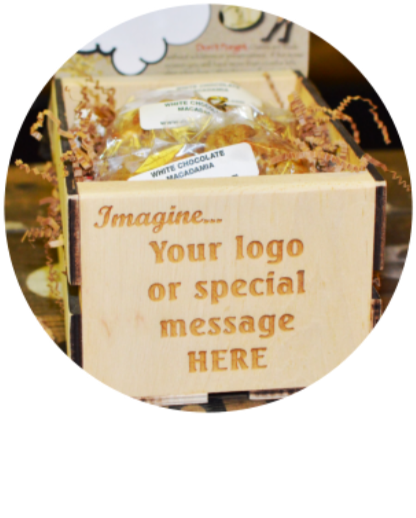 Custom Corporate Gifts Gourmet Gift Box - Label (606x754), Png Download