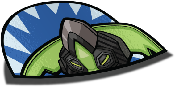 Orisa Carbon Fiber Peeker Sticker - Cartoon (1280x1280), Png Download