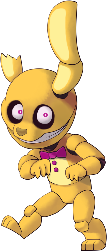 Springtrap Sticker By Samuelzea - Cartoon (762x1048), Png Download