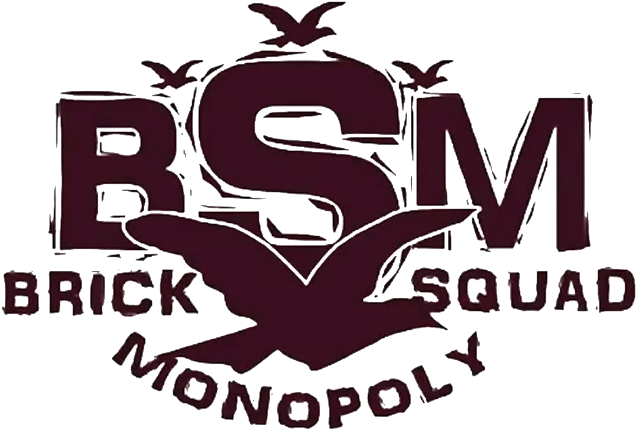 Bsm Brick Squad Monopoly - Brick Squad Monopoly Logo (862x485), Png Download