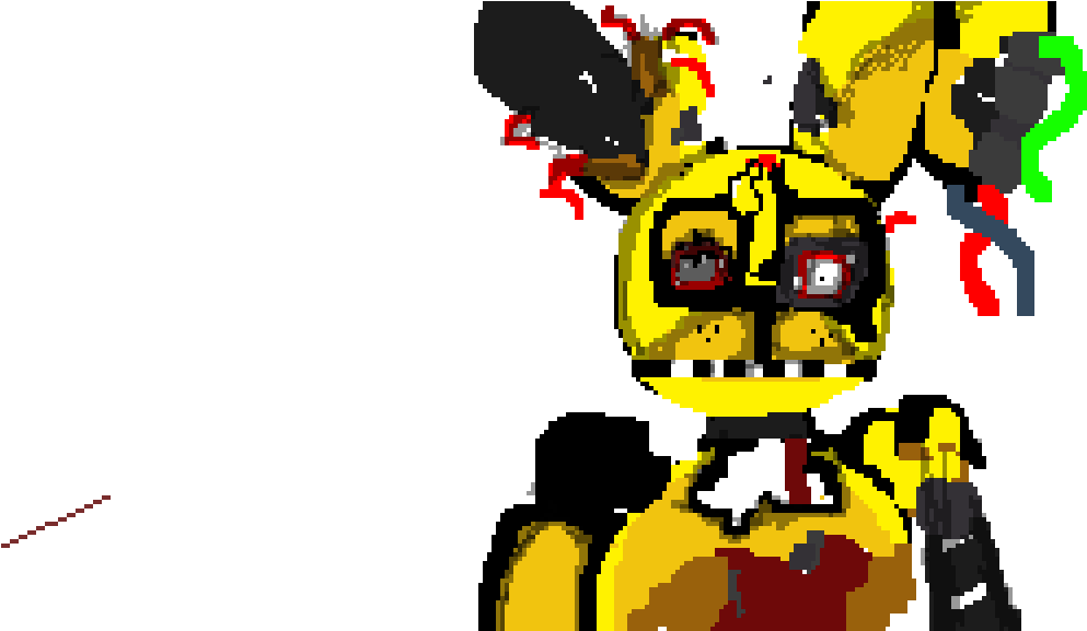 Nightmare Springbonnie[michael Afton]springtrap - Cartoon (1024x576), Png Download