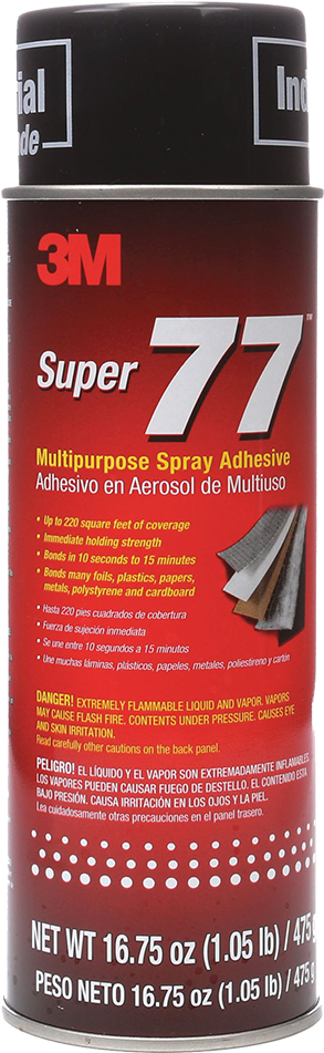 Mmm2120021210 - 3m Super 77 Malaysia (335x1000), Png Download