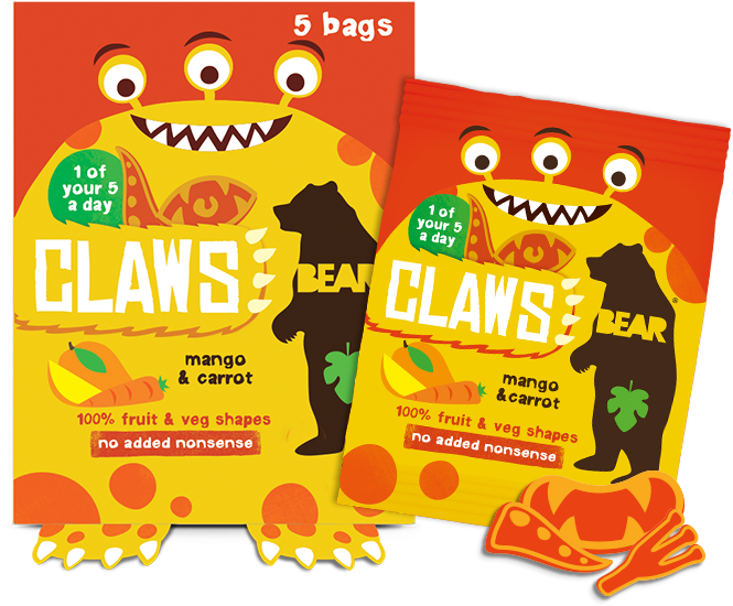 Mix 'n' Match Monster Shapes To Get Creative Brains - Bear Claws Mango Carrot (664x650), Png Download