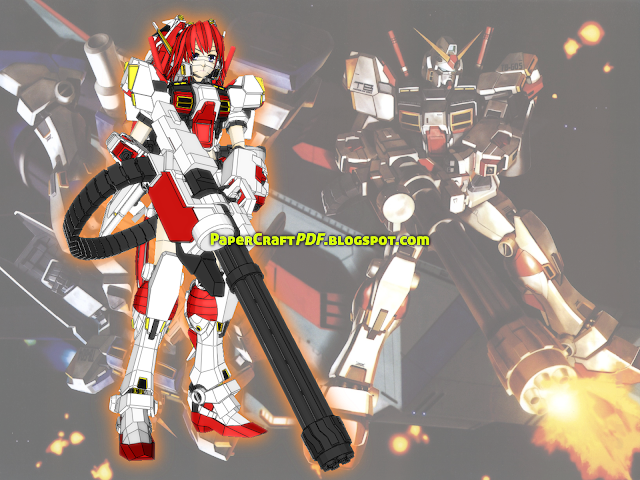 Download Free Paper Craft Pdf Templates Online Free - ガンダム 4 号機 5 号機 (640x480), Png Download