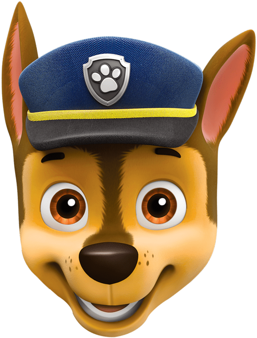 Clique Para Baixar - Rocky Paw Patrol Masks Printable (948x1200), Png Download