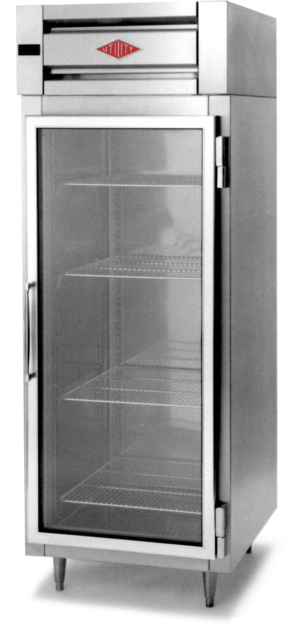 30" Glass Door Narrow Depth Laboratory Refrigerator - Shower Door (594x1242), Png Download