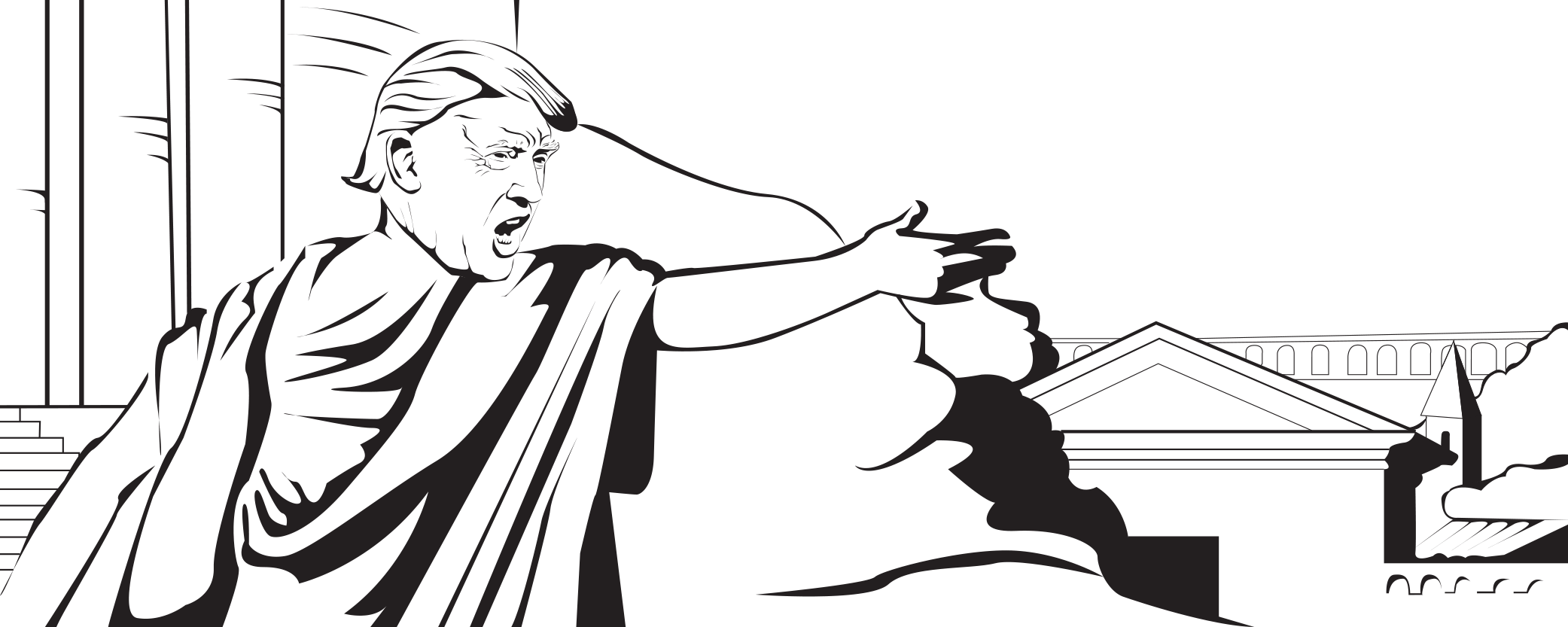 Barbarians Inside The Gate, Part Ii - Illustration (2083x833), Png Download