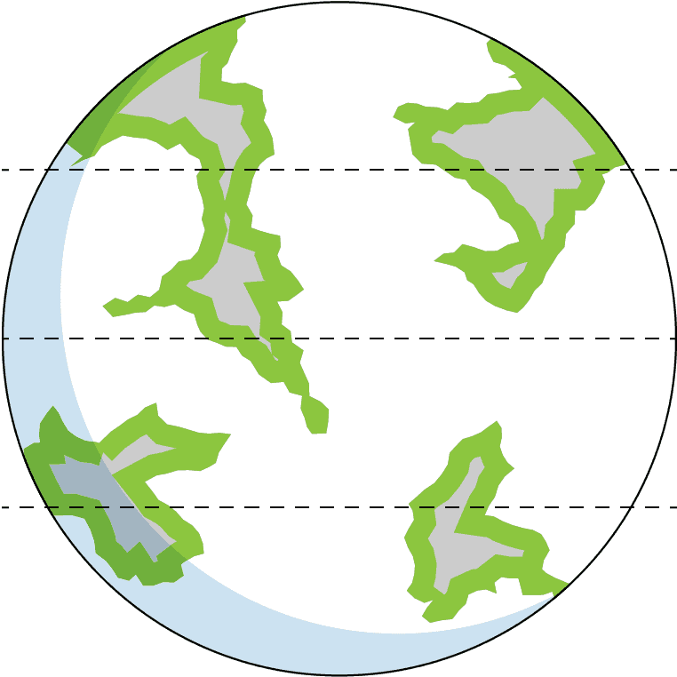 The Deep Interiors Of Continents, On The Other Hand, - Earth (1600x901), Png Download