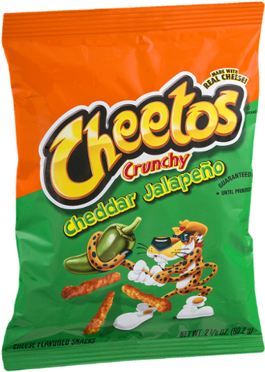 Cheetos Crunchy Cheddar Jalapeno Reviews Find The Best - Hot Cheetos (600x600), Png Download