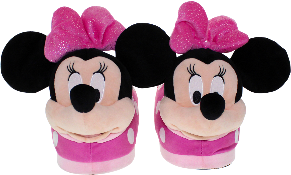 Minnie Mouse Character Figural Plush Slippers - Cupcake (1500x1500), Png Download