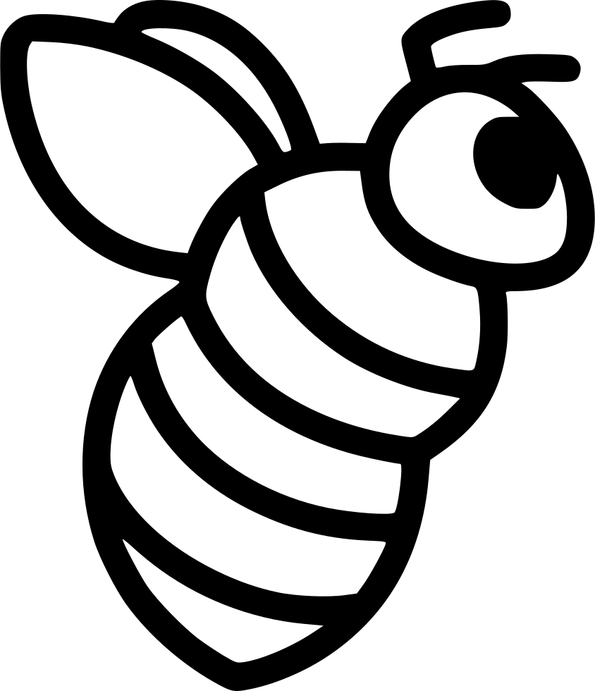 Png File Svg - Bumblebee Icon (844x980), Png Download