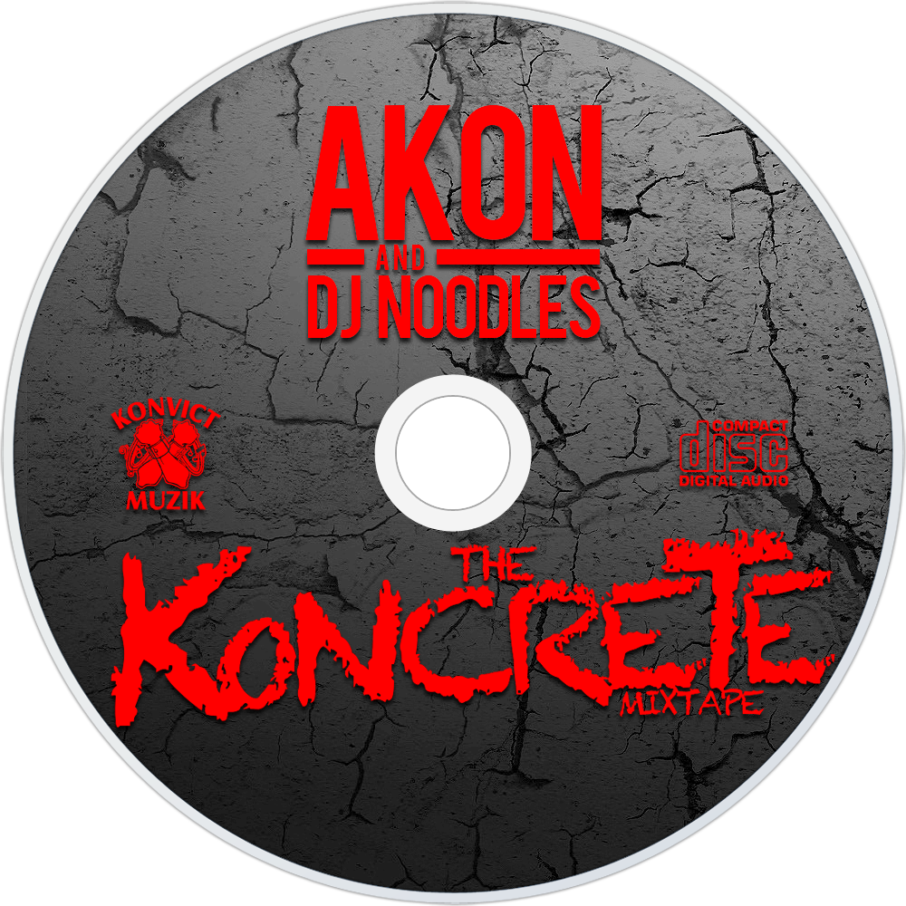 Akon The Koncrete Mixtape Cd Disc Image - Beowulf Dvd Cover (1000x1000), Png Download