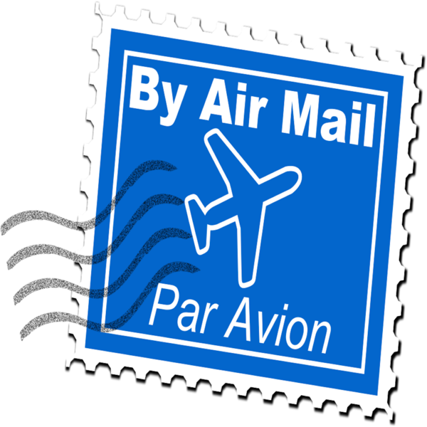 Stamps On The Mac App Store - Airmail Stamp Transparent (600x600), Png Download