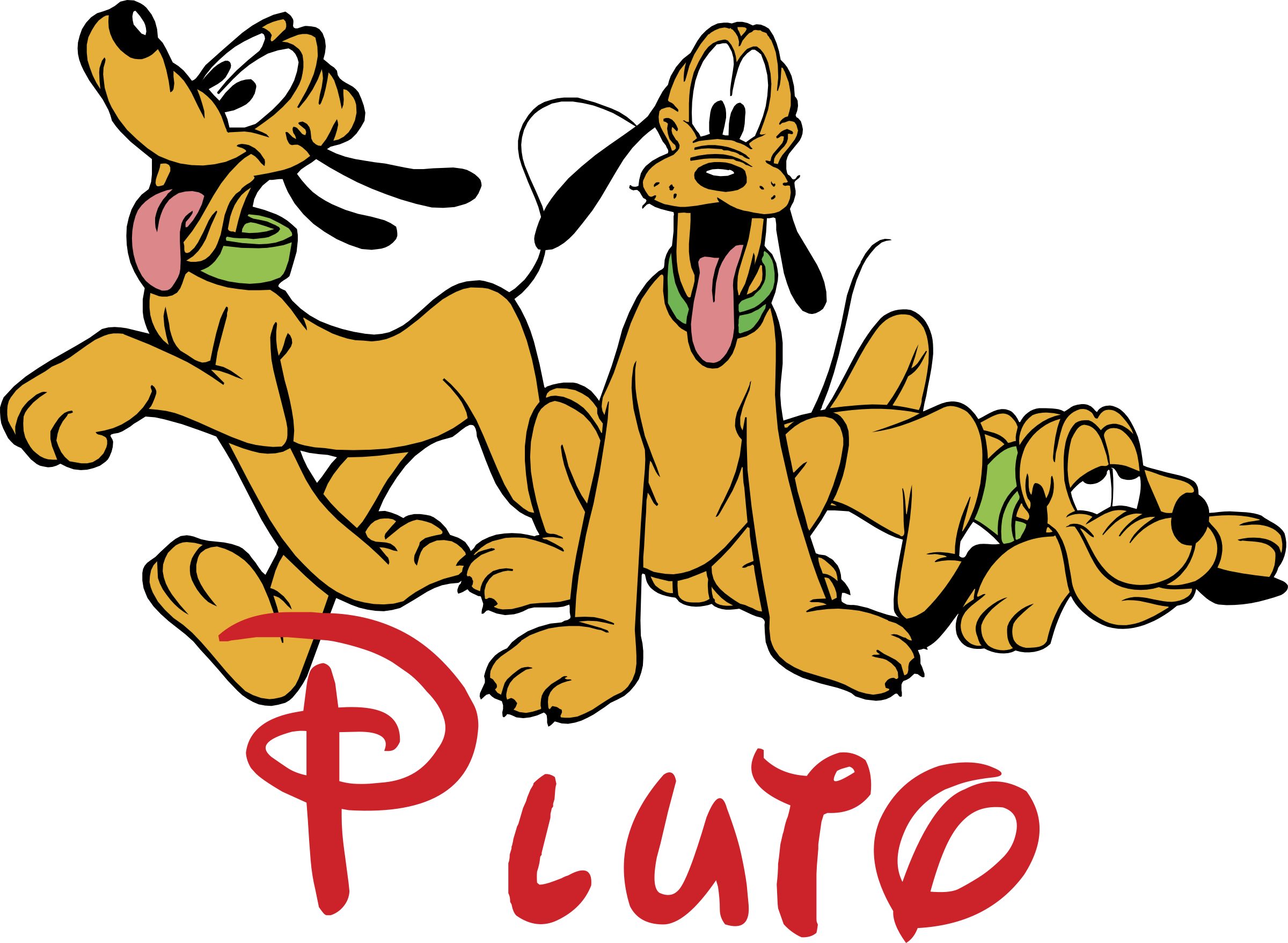 Pluto Logo Png Transparent - Pluto Dog (2400x1757), Png Download