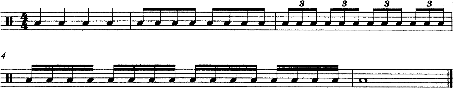 The Teacher Establishes A Quarter Note Beat At Mm=60 - Sheet Music (1850x400), Png Download