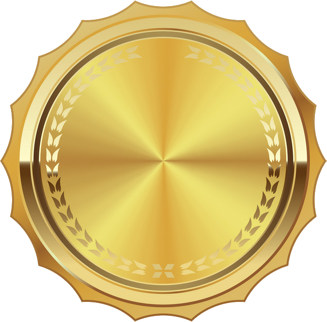 Escudo Dourado Png - Gold Circle Png (650x641), Png Download
