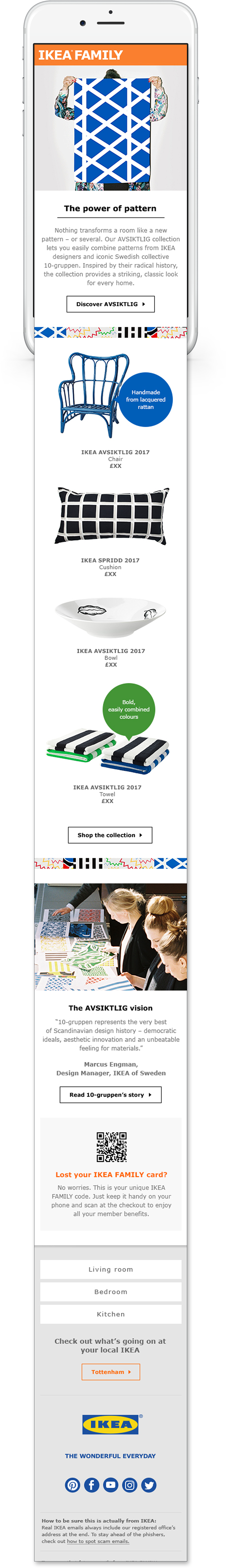 Ikea Textiles / Art Direction / Design - Online Advertising (1920x6346), Png Download