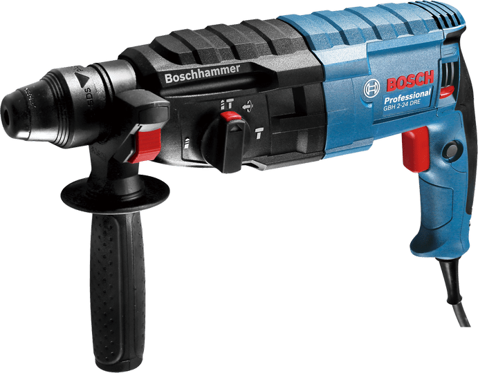 Rotary Hammer With Sds Plus Gbh 2 24 - Bosch Gbh 2 24 Dre (691x540), Png Download