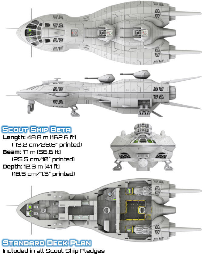 Each Ship Can Be Printed On Your Home 3d Printer And - Dassault Rafale (680x852), Png Download