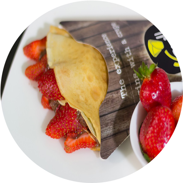 Strawberry & Nutella - Strawberry (600x600), Png Download