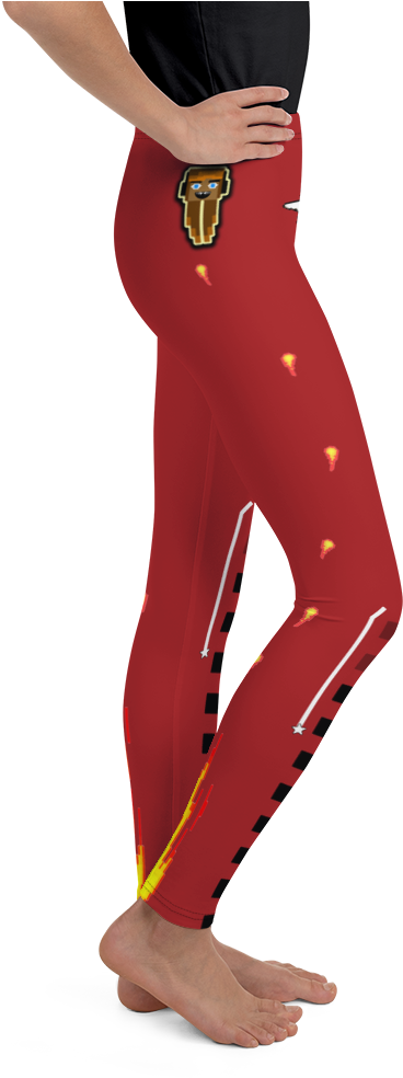 Ruby Rose Combat Boot Leggings Youth - Leggings (1000x1000), Png Download