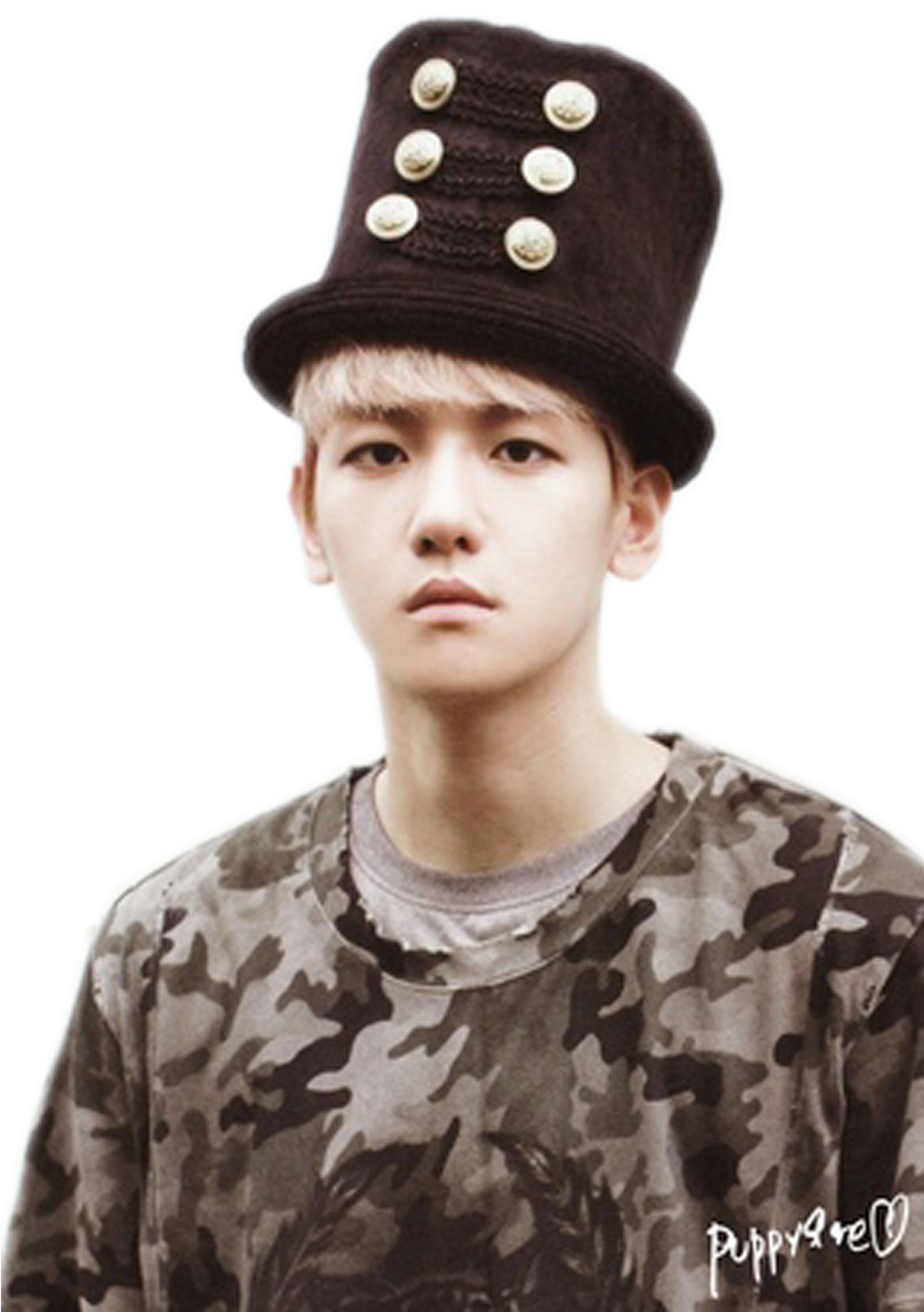 Exo Baekhyun Png - Baekhyun Growl Cap (1212x1600), Png Download