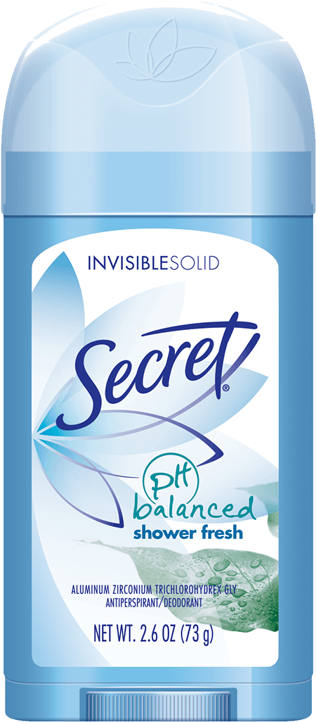 Secret Shower Fresh Deodorant (1035x1035), Png Download