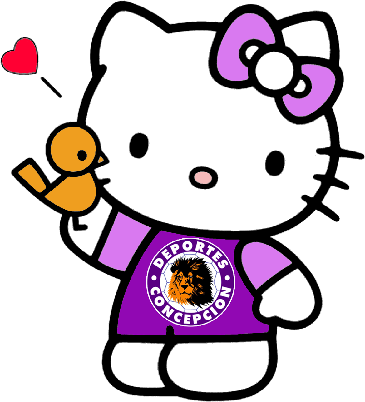 Udh Dulu Ya Png Hello Kitty-nya - Hello Kitty Purple Png (1220x1325), Png Download