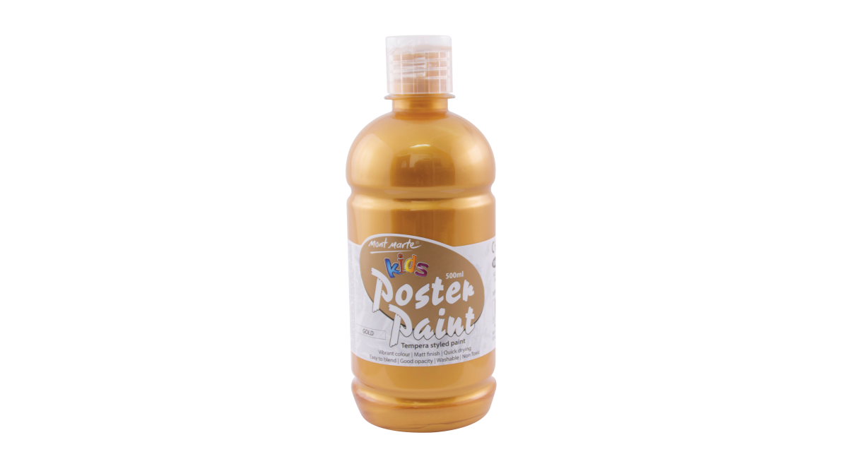 Paint - Poster Paint - 500ml - Plastic Bottle (1200x650), Png Download