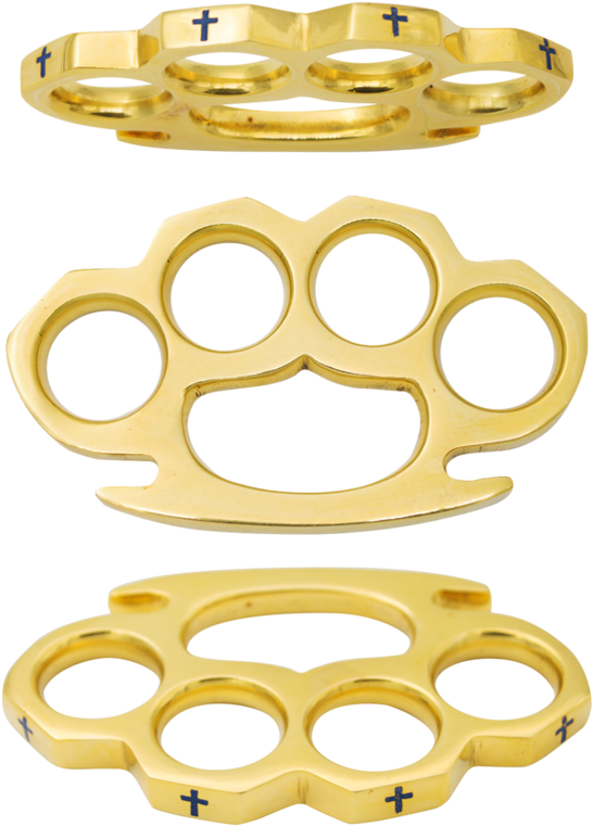 Sold Out Real Brass Material Belt Buckle Cross Design - Brass Knuckles (800x800), Png Download