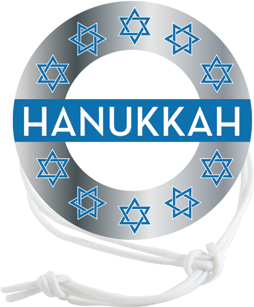 Hanukkah Napkin Knot - Circle (1080x1080), Png Download