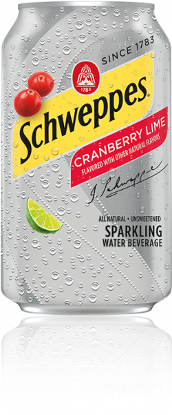 Schweppes Cranberry Lime Sparkling Seltzer Water 12 - Schweppes (600x600), Png Download