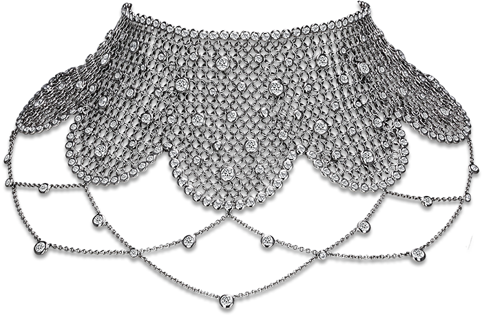 Rare Touch Choker - Jacob And Co Choker (700x700), Png Download