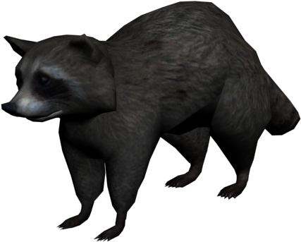 Raccoon - Raccoon Red Dead (640x480), Png Download
