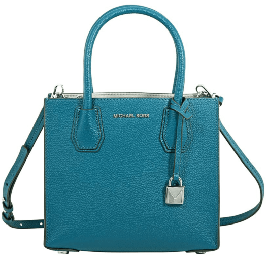 Nwt Michael Kors Mercer Medium Leather Messenger Crossbody - Tote Bag (640x640), Png Download