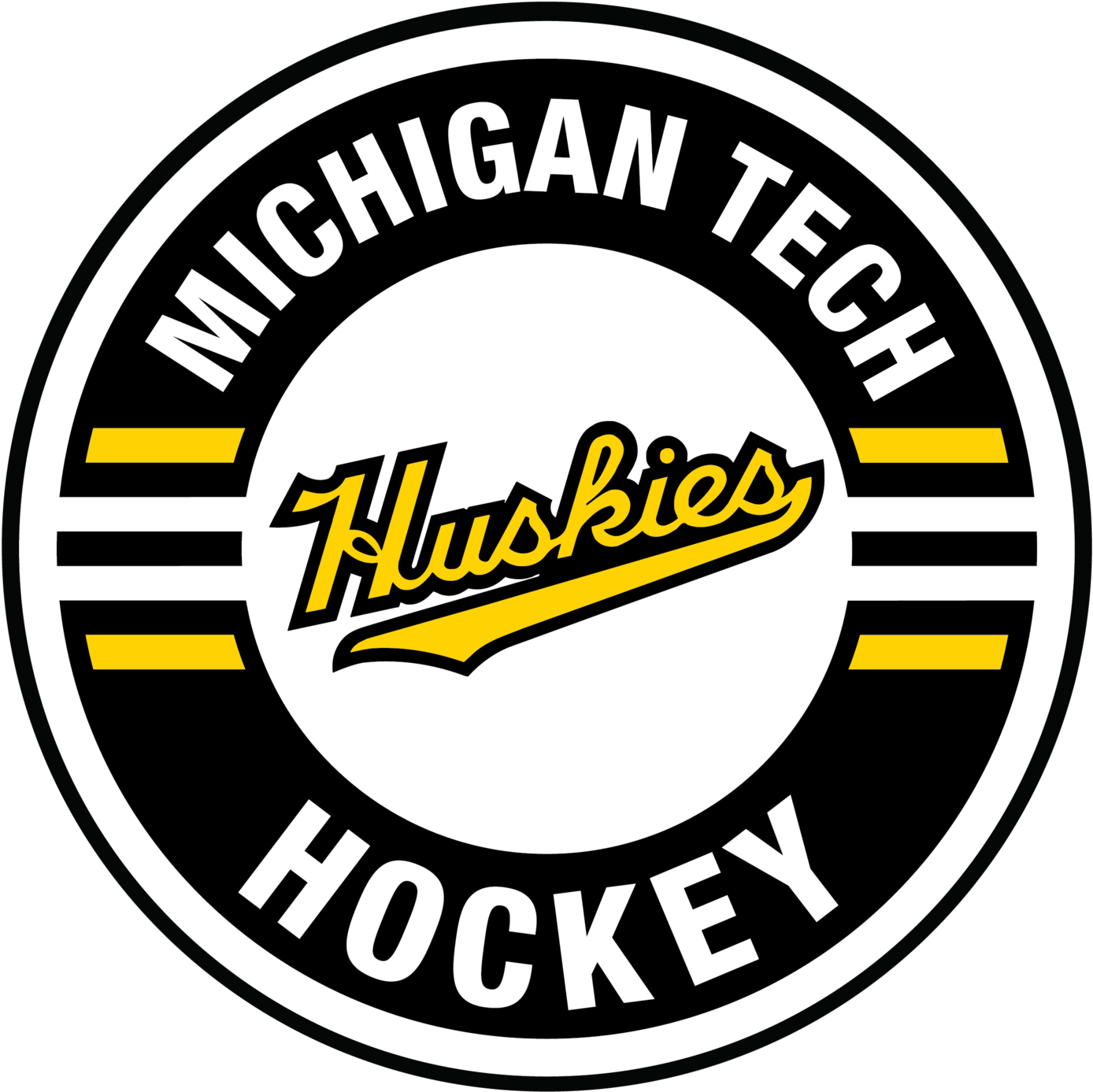 The Michigan Tech Hockey Team Wanted A Circle Logo - Michigan Technological University (1400x1400), Png Download