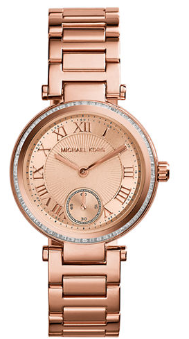 Michael Kors Women's Mk5971 Mini Skylar Round Rose - Michael Kors 5970 (610x488), Png Download