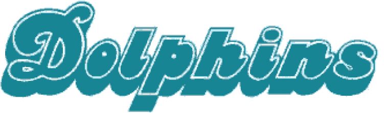 Miami Dolphins Iron On Stickers And Peel-off Decals - Miami Dolphins (750x930), Png Download