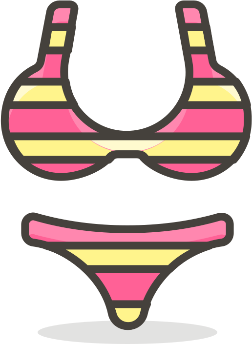 File - 424-bikini - Svg - Bikini Icon Png (768x768), Png Download