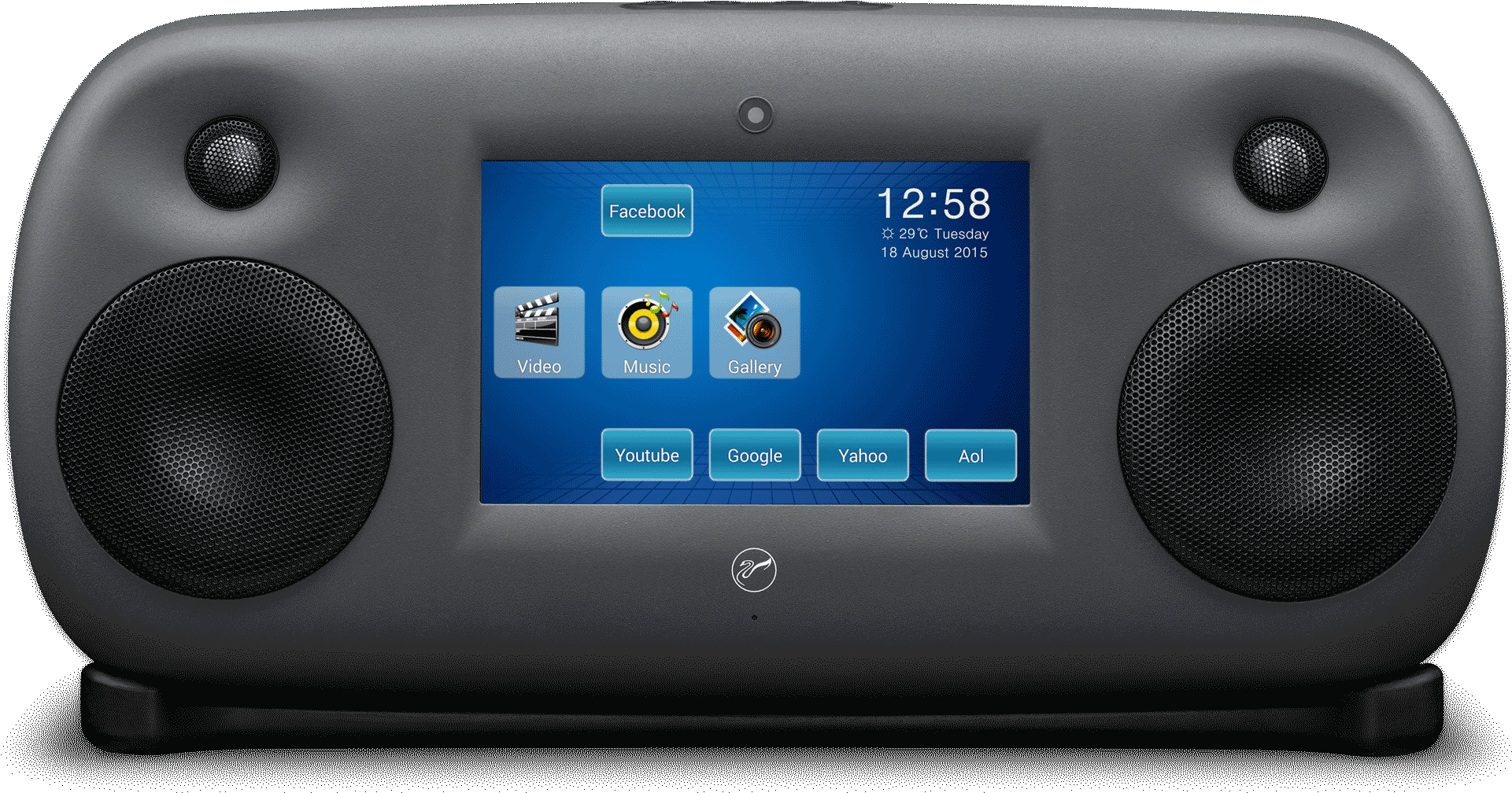 Touch Speaker Boombox - Gadget (2000x1446), Png Download