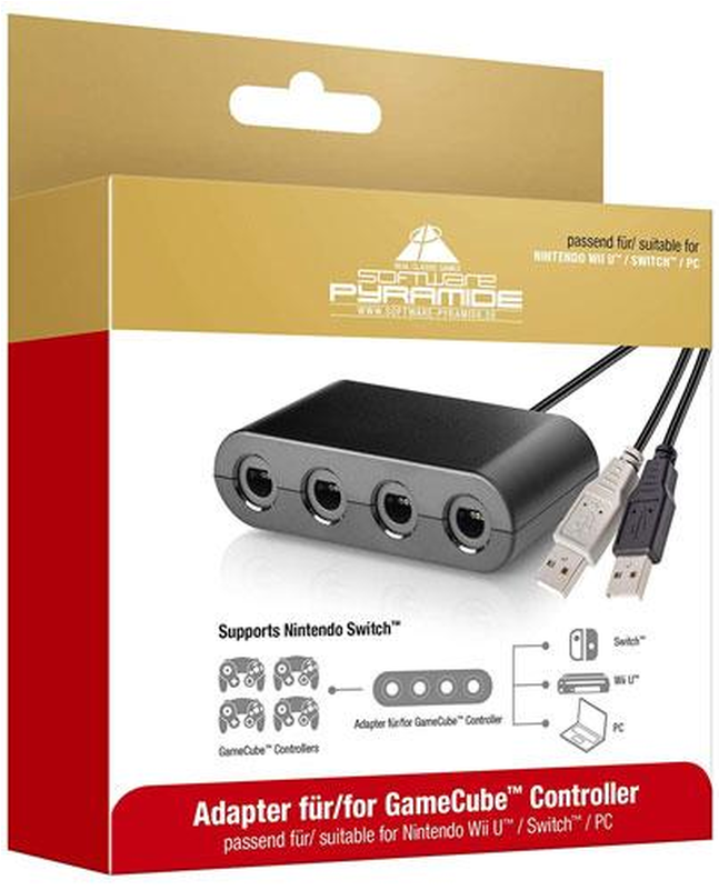 Switch Controller Gamecube-adapter Akt Identisch Mit - Gamecube Controller (800x800), Png Download