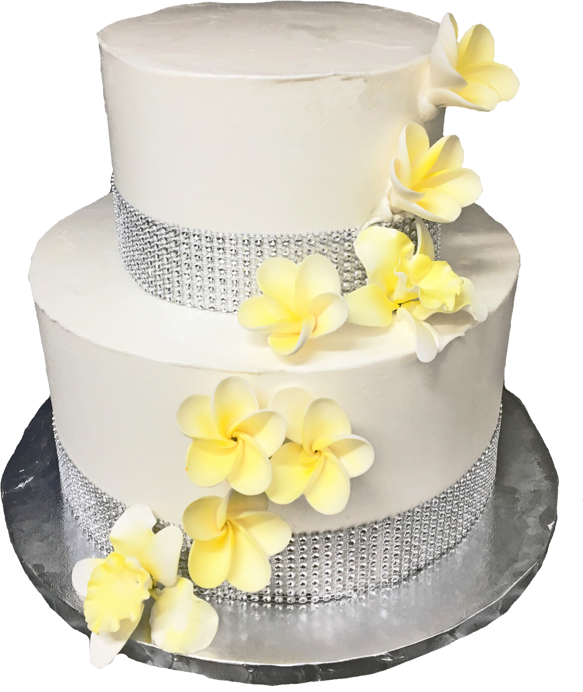 Plumeria Cake - Birthday Cake (2514x2640), Png Download