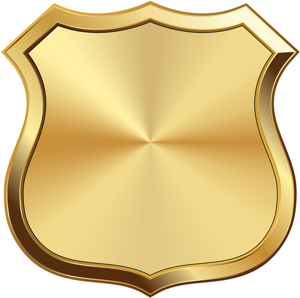 Gold Badge Transparent Png Image - Portable Network Graphics (600x597), Png Download