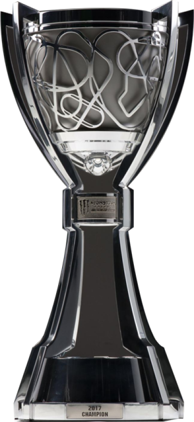 Séries Éliminatoires De La Coupe Nascar Monster Energy - Monster Energy Nascar Cup Trophy (400x866), Png Download